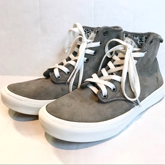 grey suede vans high tops